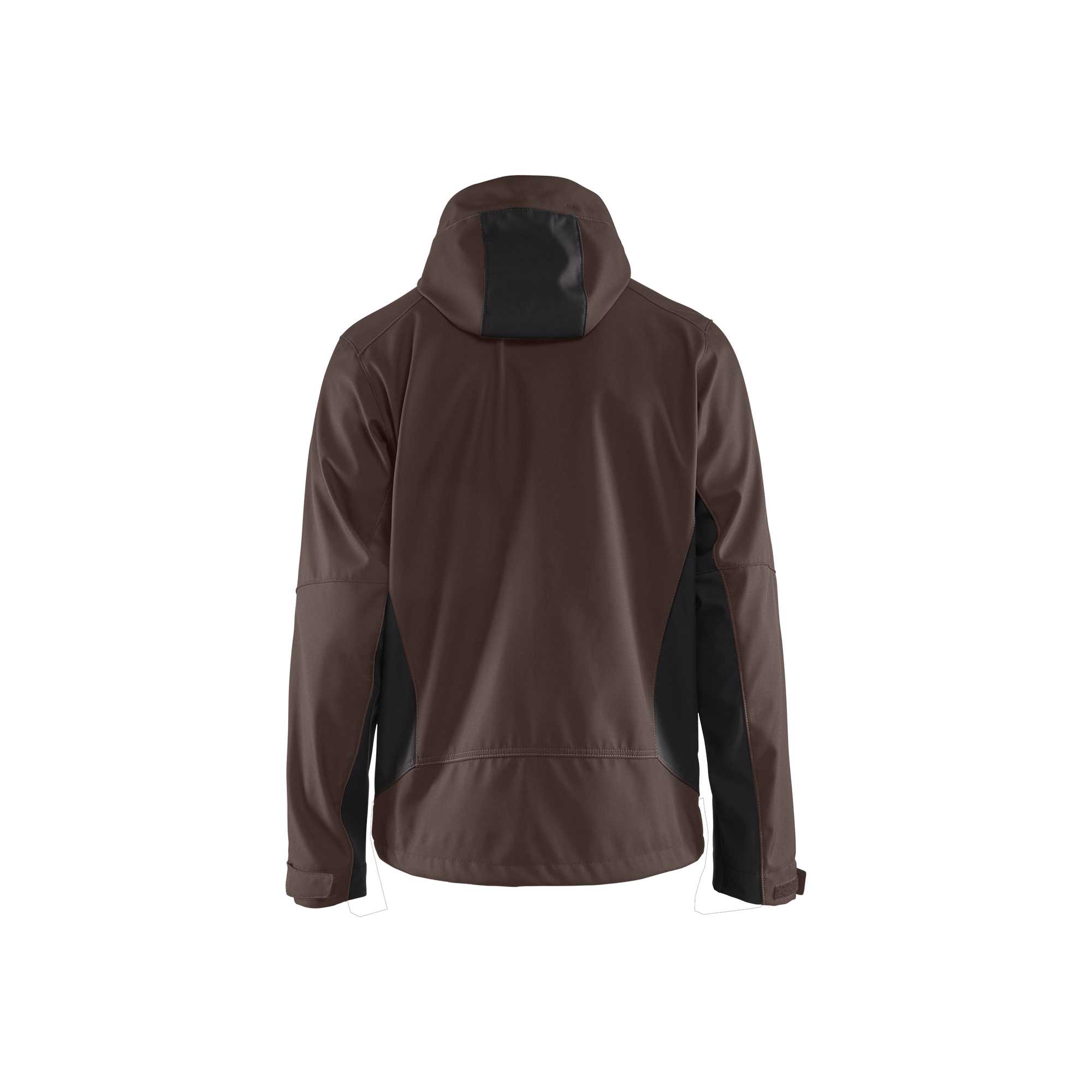 BLAKLADER 47532516 Softshell Jacket with Hood Softshell Work Jacket MEN - Water Repellent